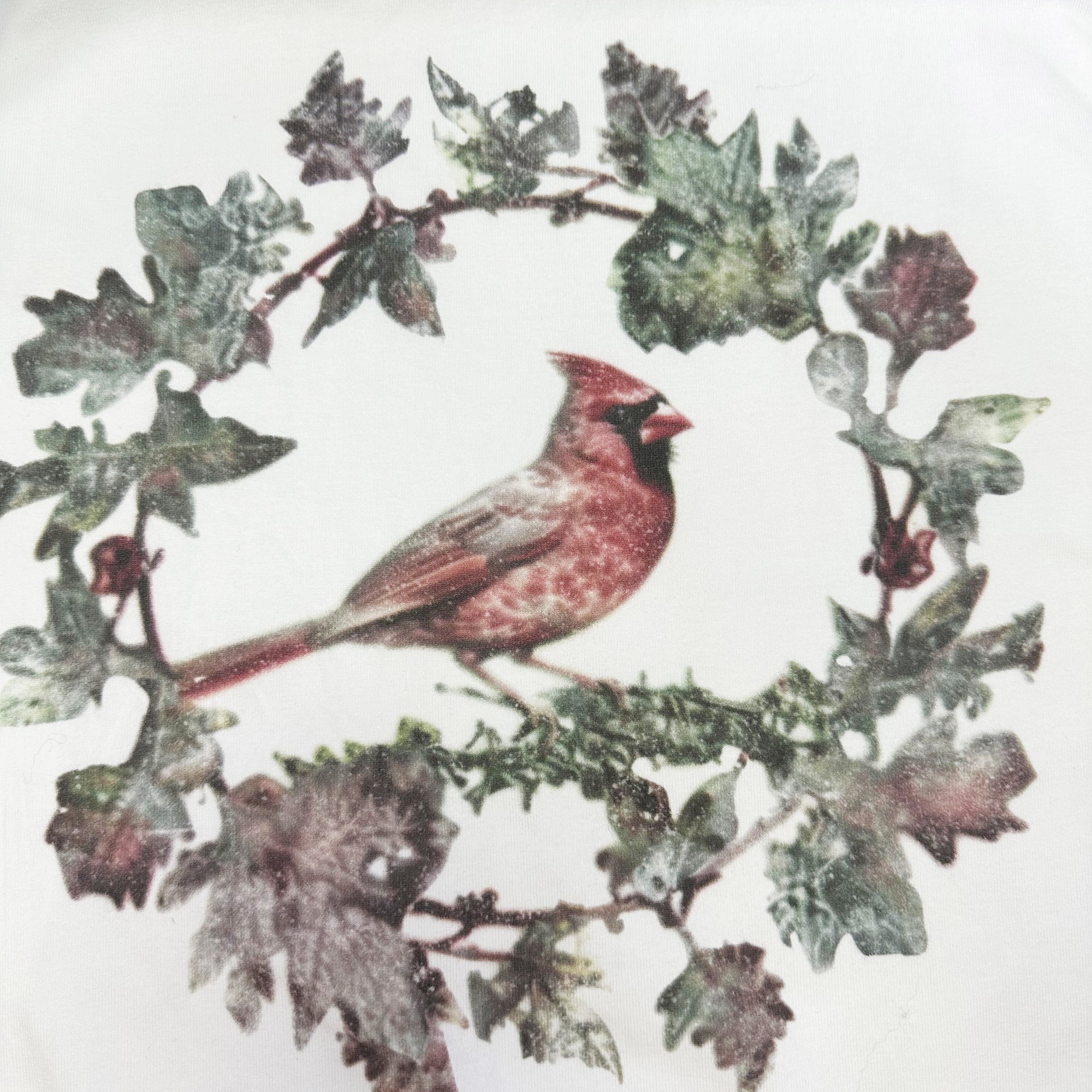 Thorn Bird Graphic Cotton Shirt