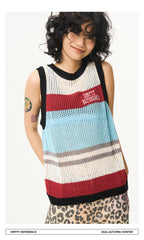 Embroidered Logo Knit Vest