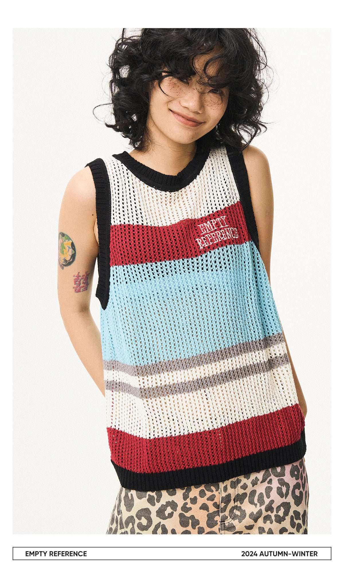 Embroidered Logo Knit Vest