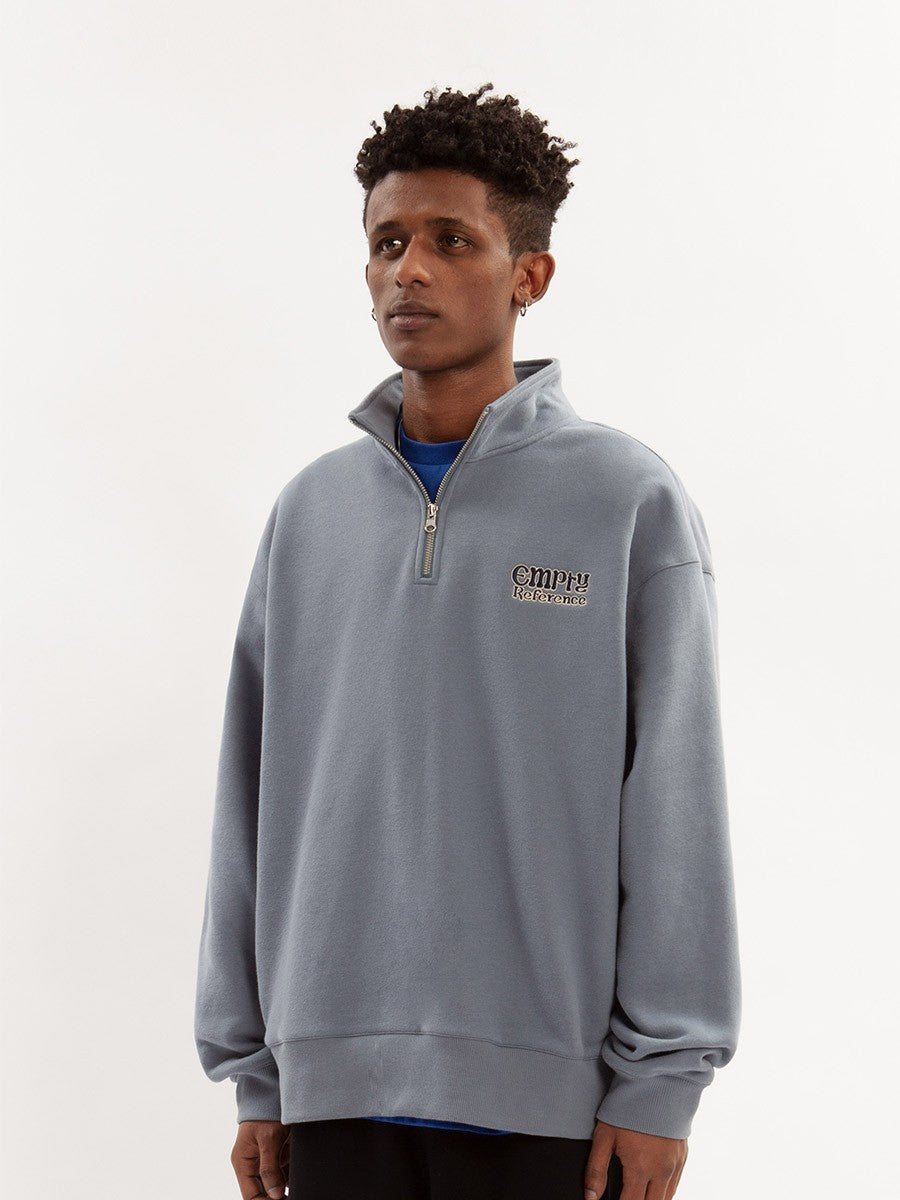 Minimal Logo Quarter Zip Sweatshirt