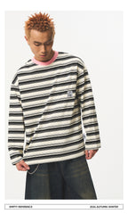Striped Cotton Layering Shirt