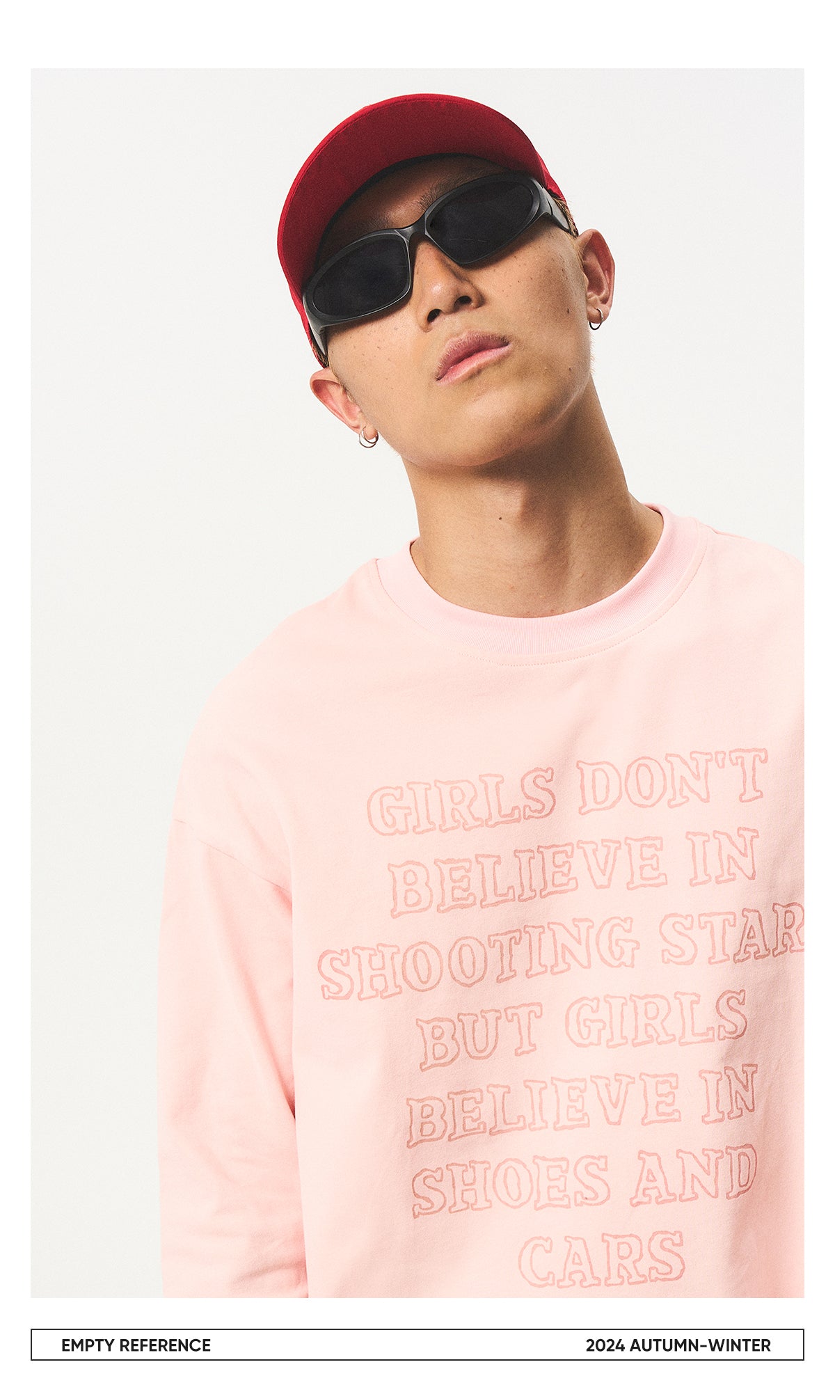 Letter Print Cotton Base Shirt
