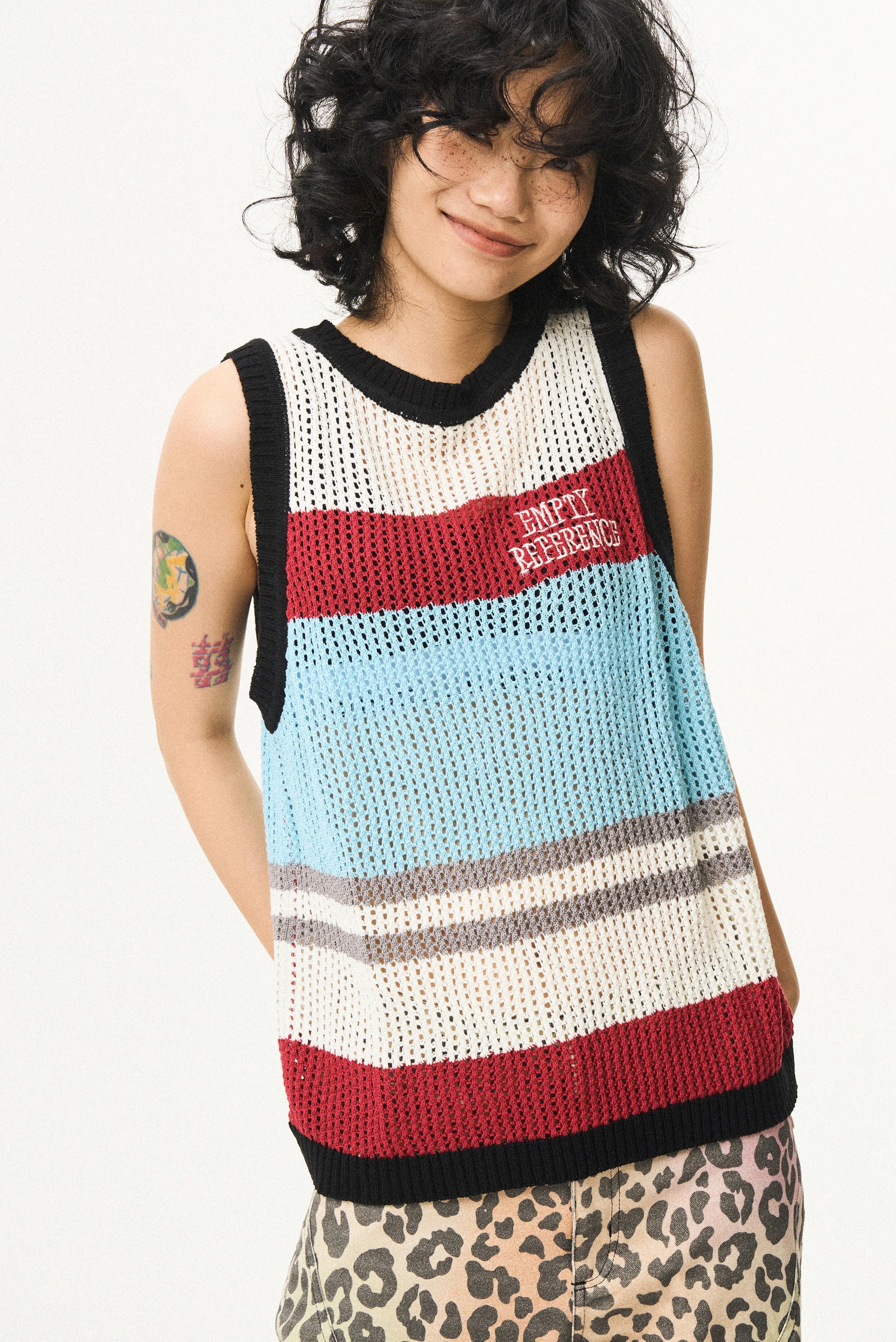 Embroidered Logo Knit Vest