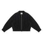 Black Belt Ruched Jacket
