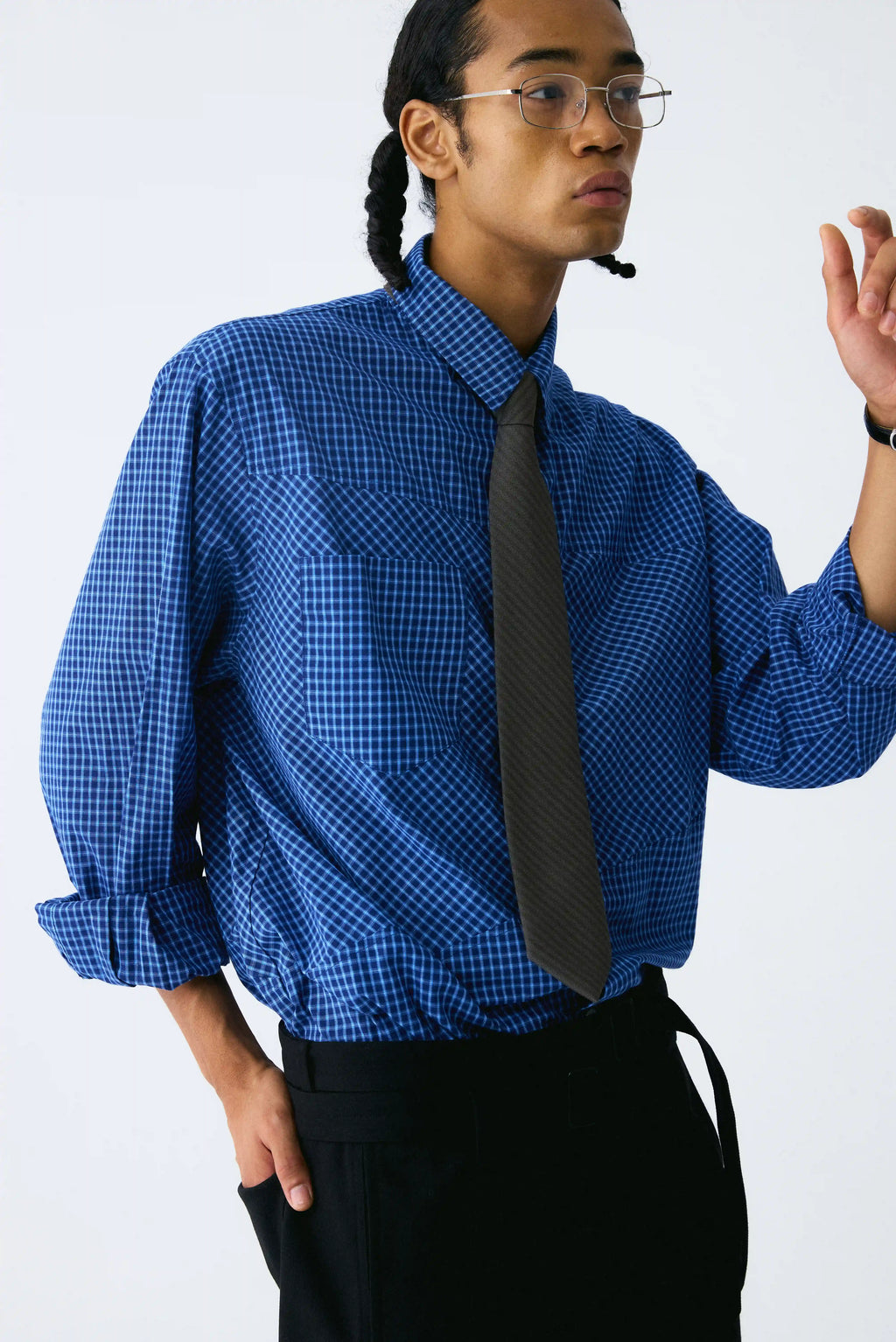 Oblique Check Shirt