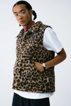 Leopard Terry Vest
