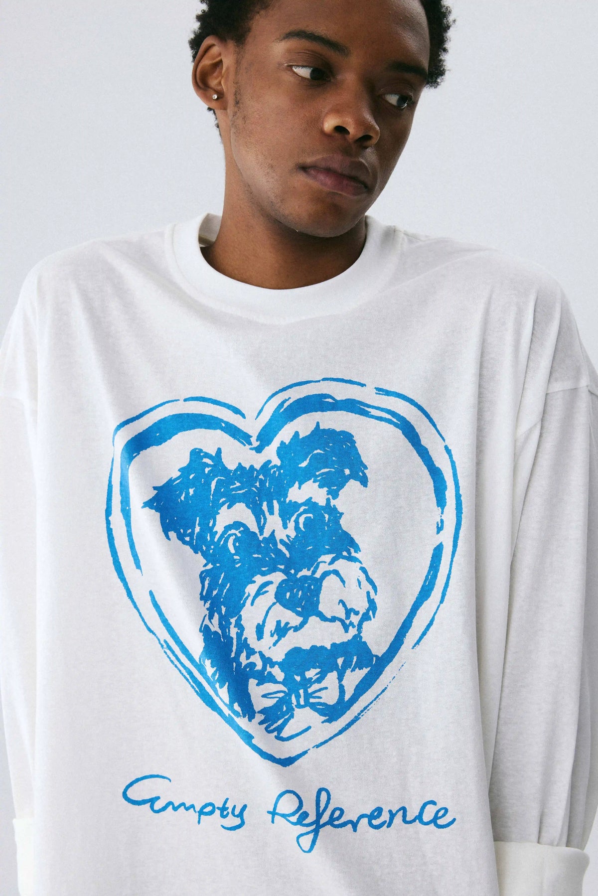 Dog Illustration Long Sleeve Tee