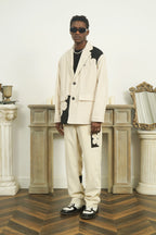 Floral Corduroy Blazer