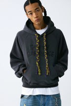 Woven Panel Hoodie