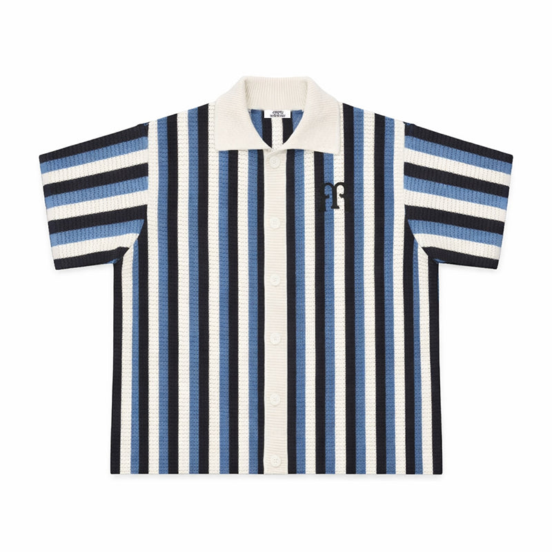 Embroidered Knit Polo Shirt