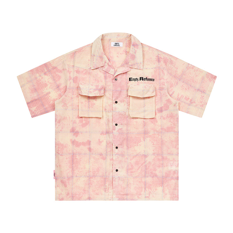 Gingham Batik Pocket Shirt