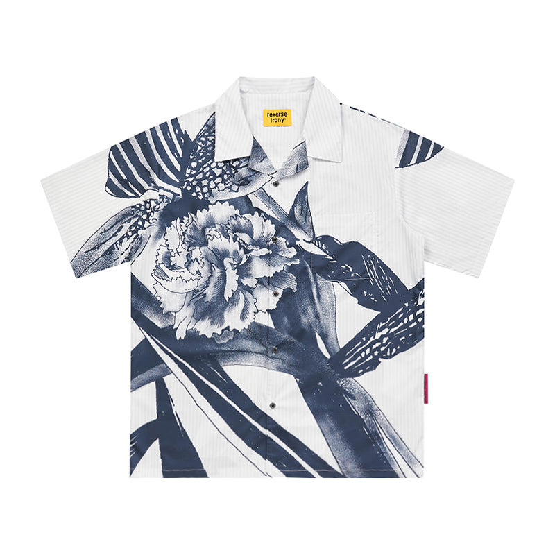 Sketch Flower Graphic Shirt