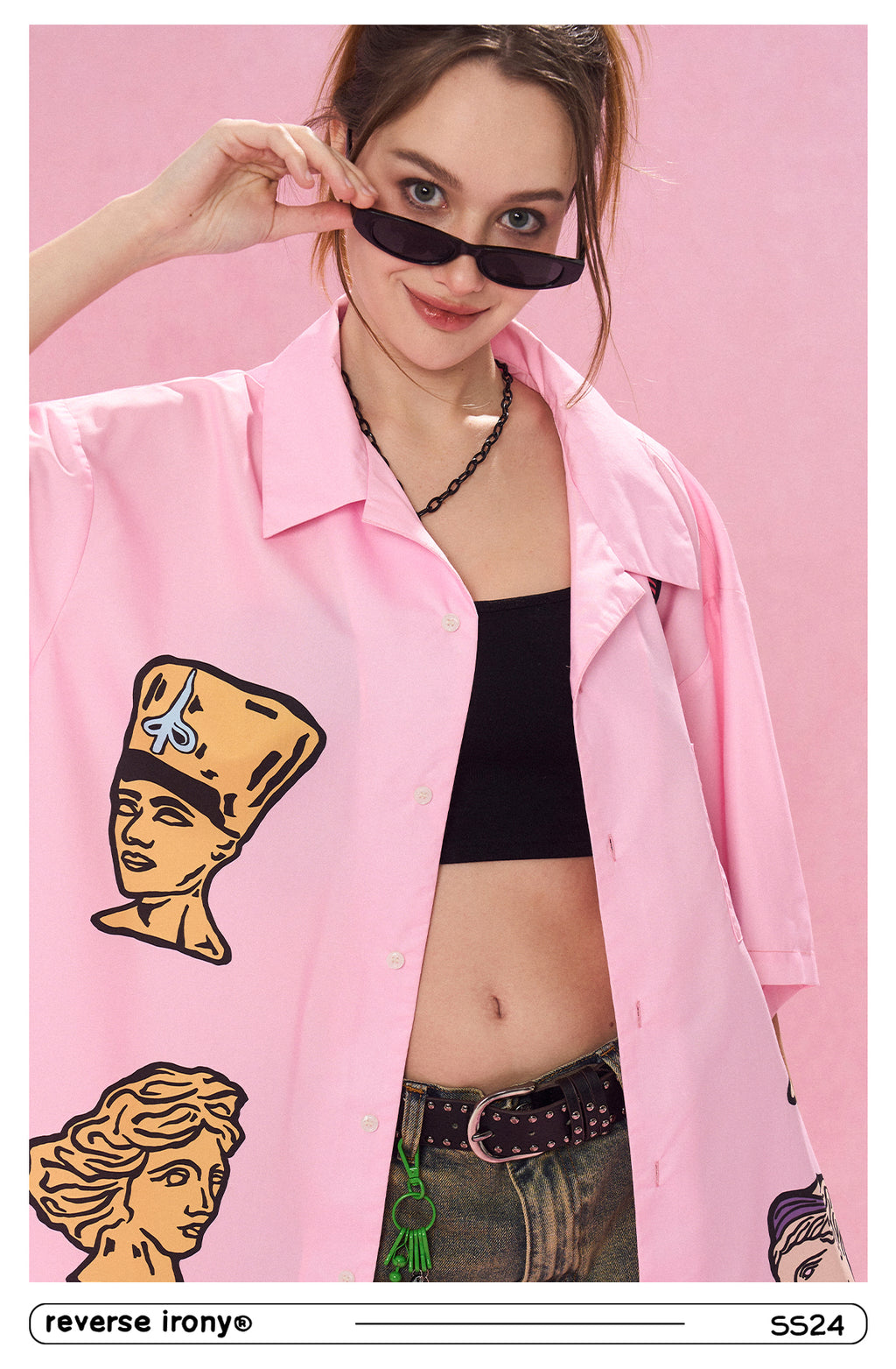 Roman Bust Graphic Shirt
