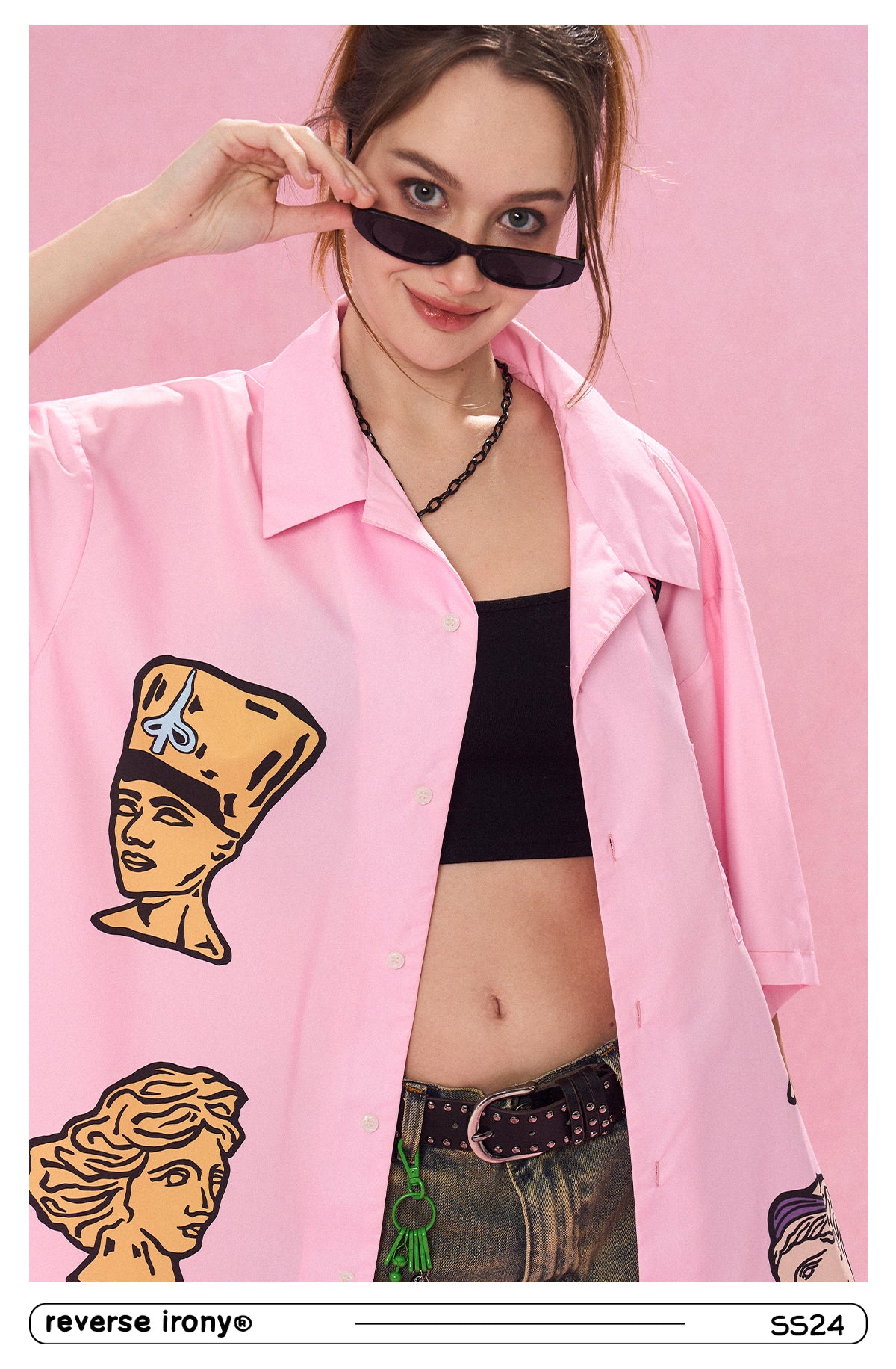 Roman Bust Graphic Shirt