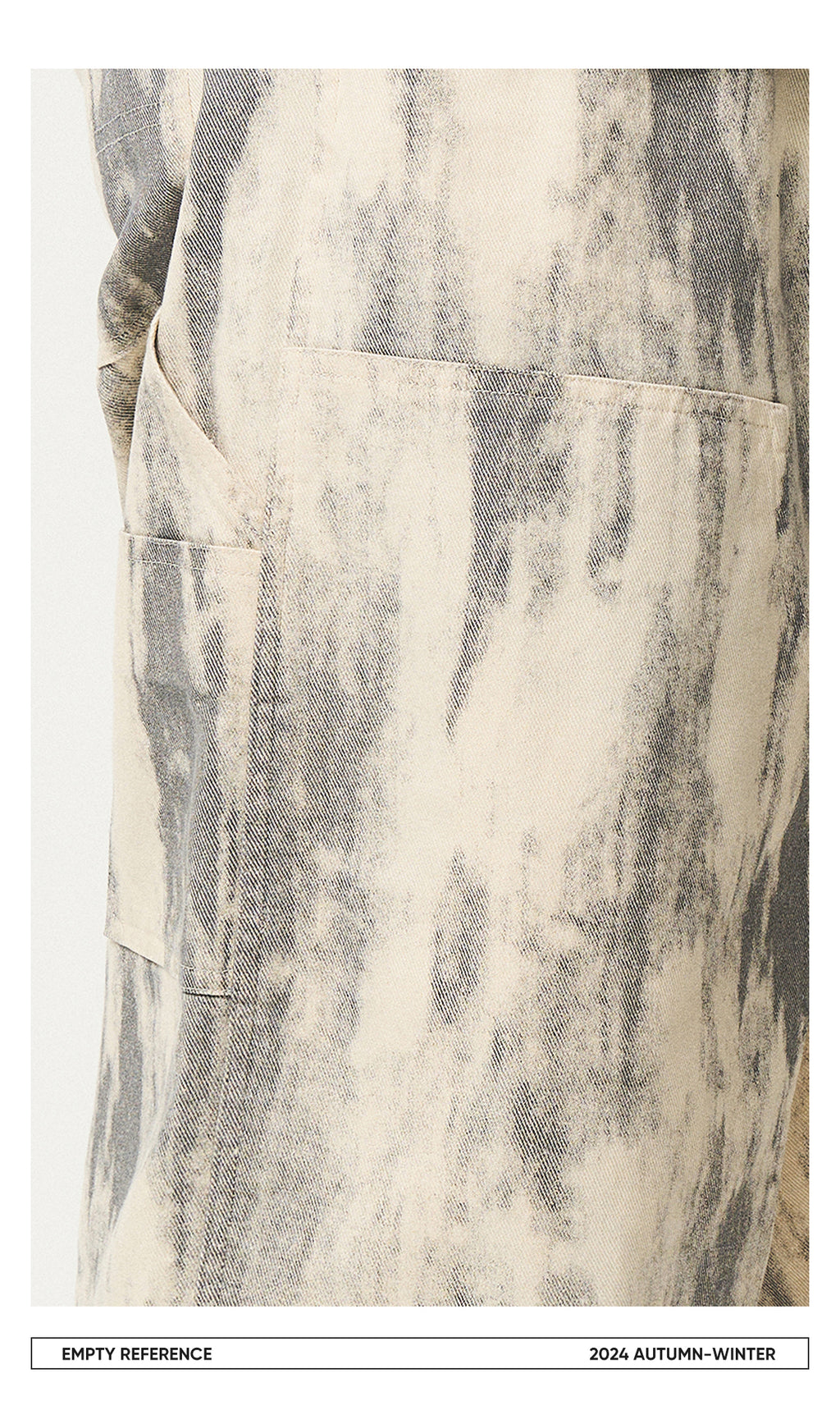 Watercolor Brush Print Pants