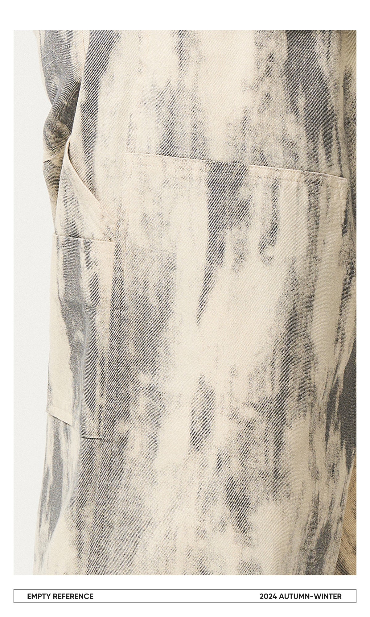 Watercolor Brush Print Pants
