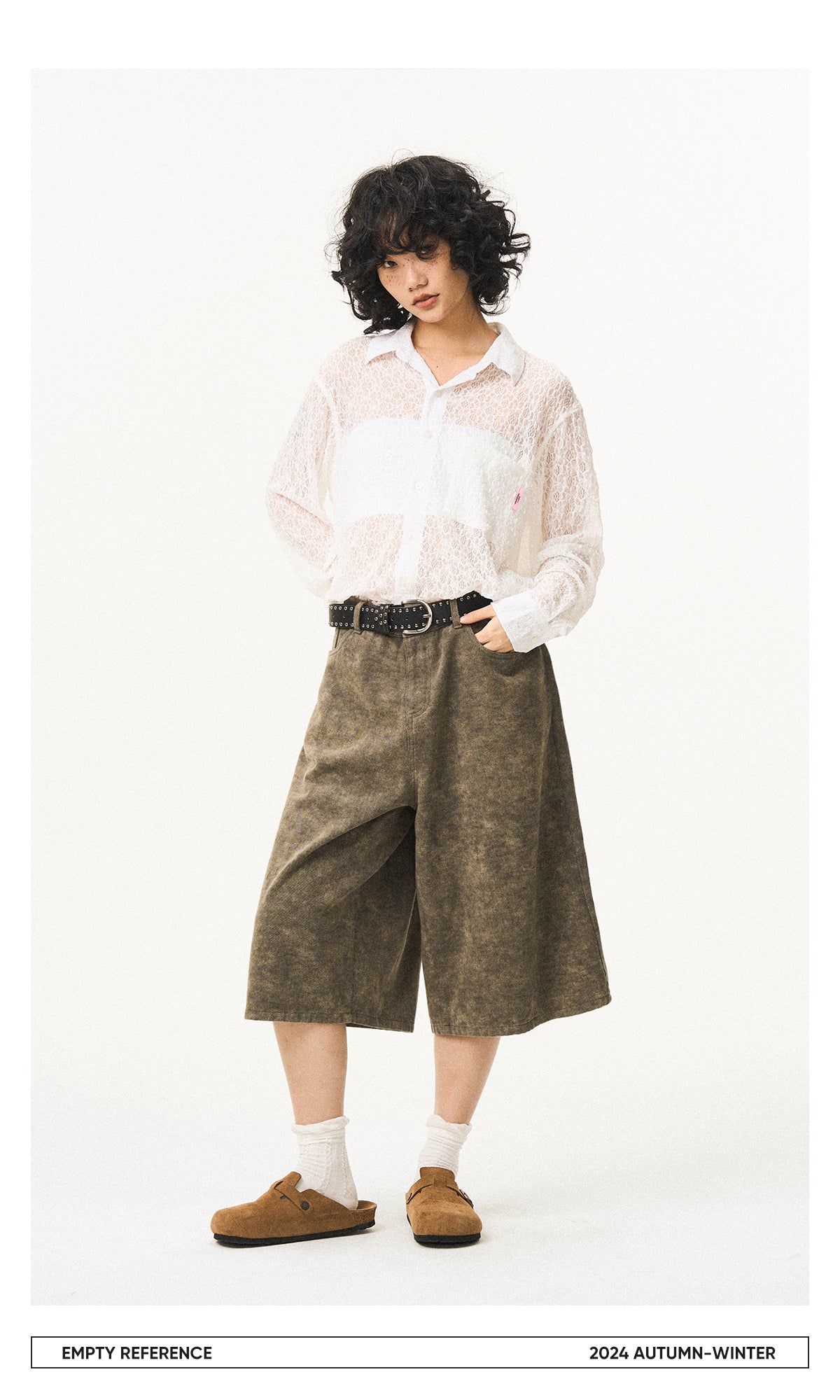 Patchwork Lace Sheer Shirt