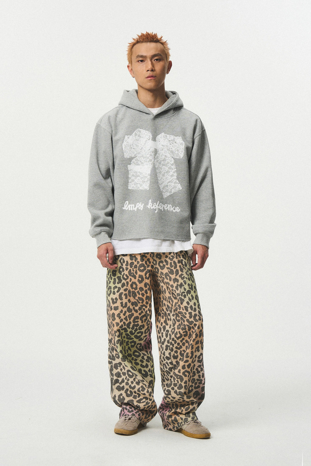 Lace Bow Graphic Sweatshirt