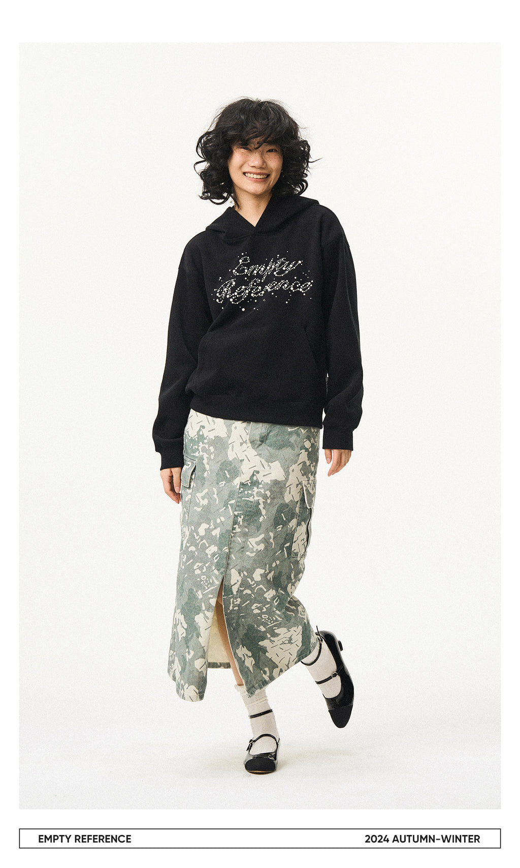 Pearl Studded Logo Sweatshirt