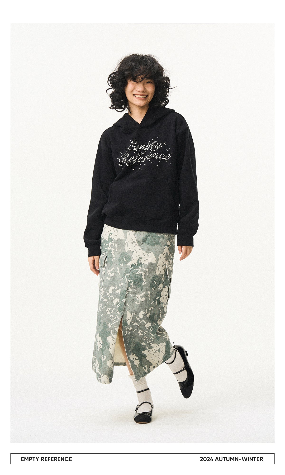 Pearl Studded Logo Sweatshirt