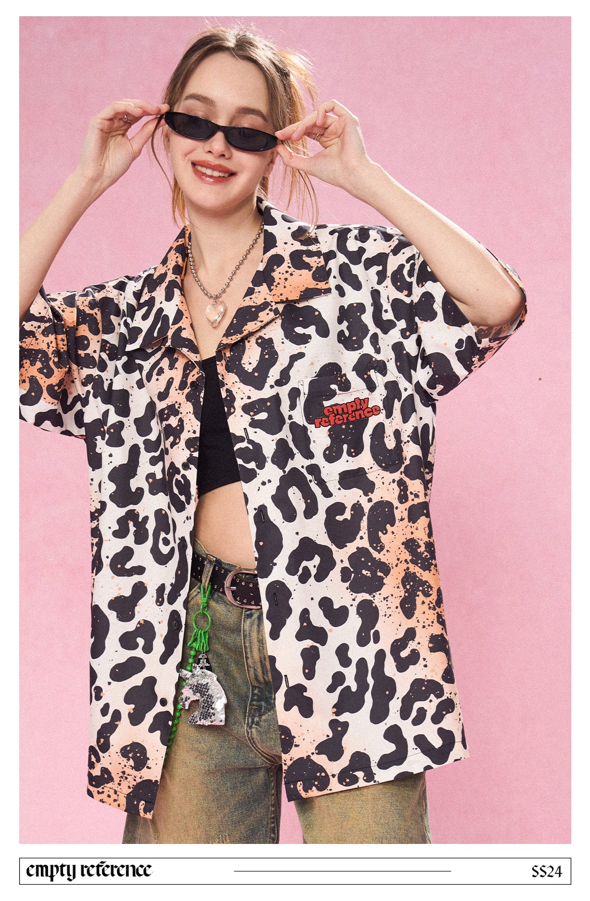 Gradient Leopard Shirt