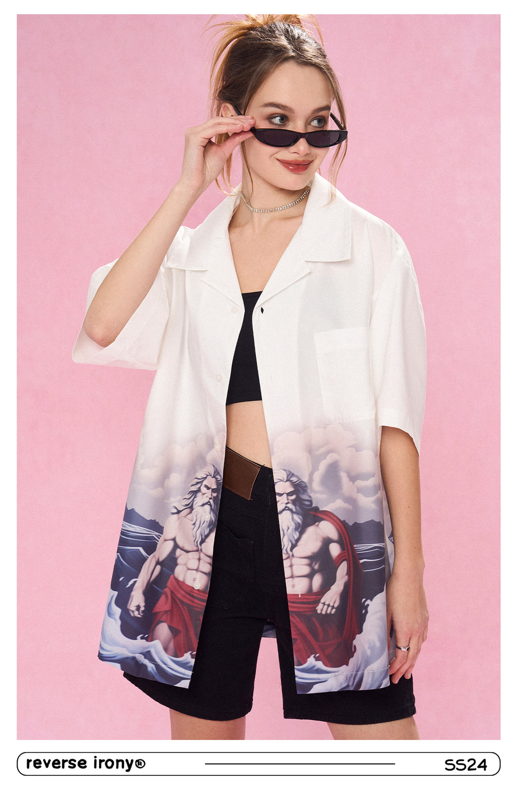 Poseidon Graphic Camp Shirt
