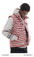 Checked Quilted Wool Vest