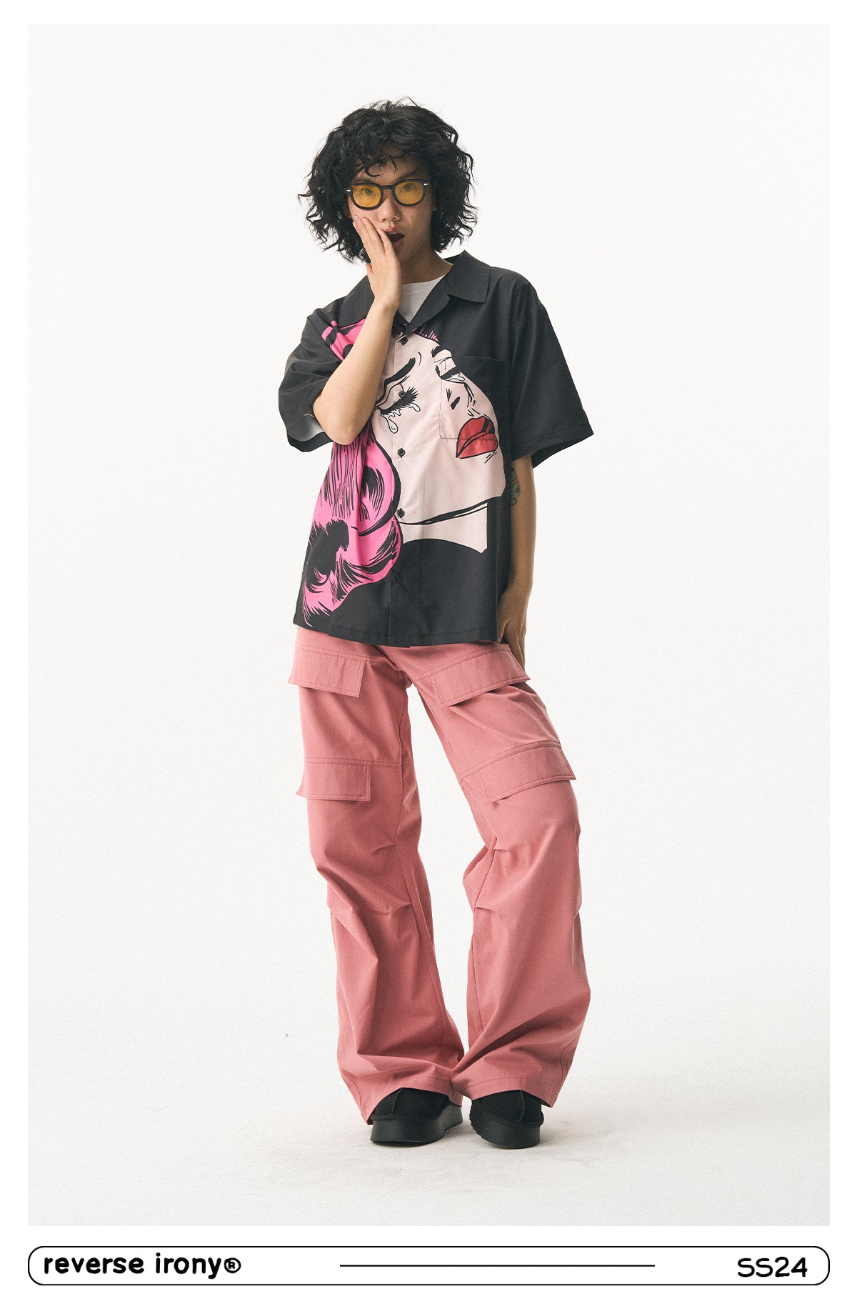 Crying Girl Graphic Shirt