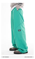 Green Embroidered Trousers