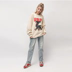 Doberman Graphic Crewneck Sweatshirt
