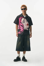 Crying Girl Graphic Shirt