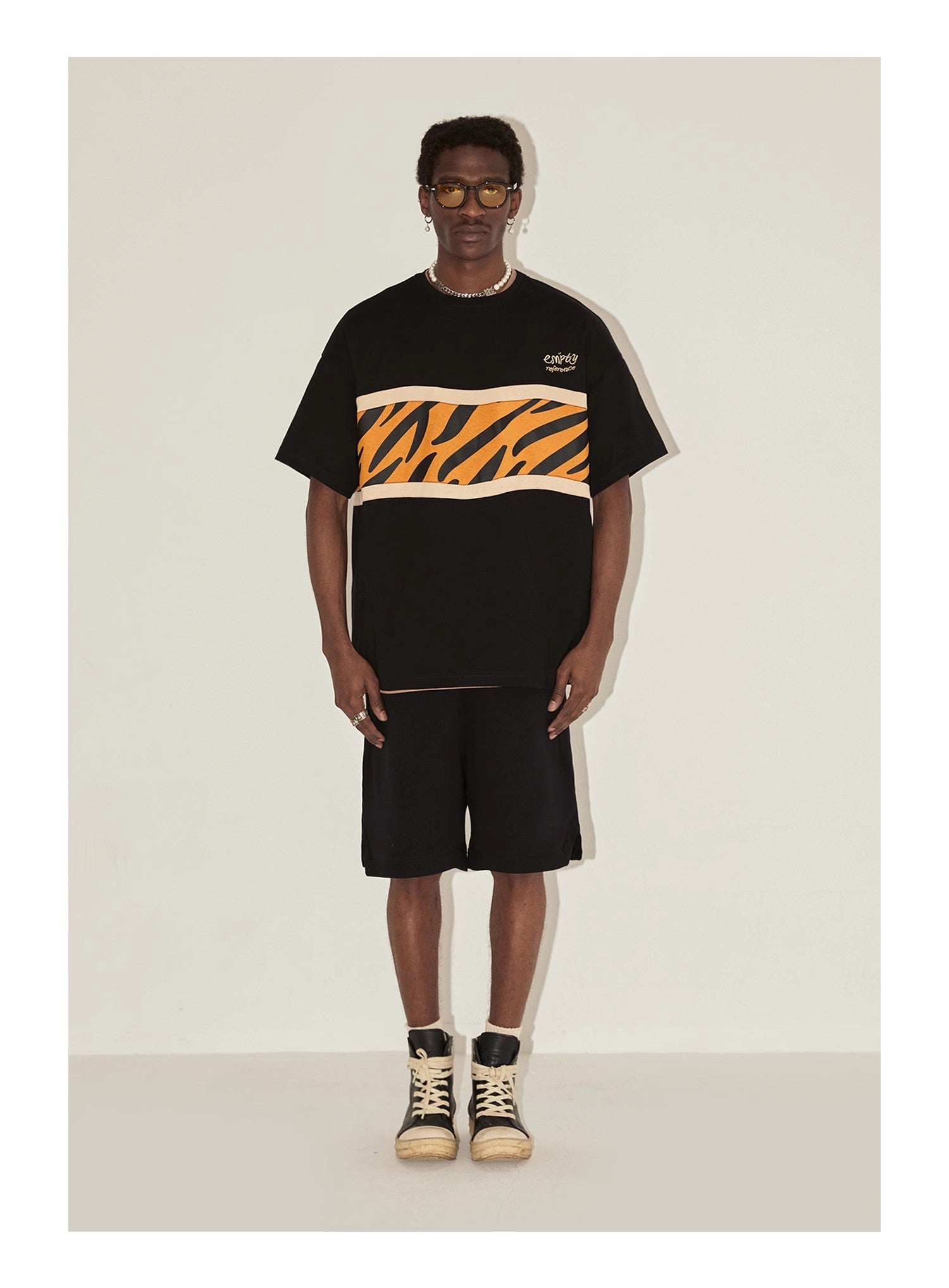 Tiger Patchwork Graphic Tee