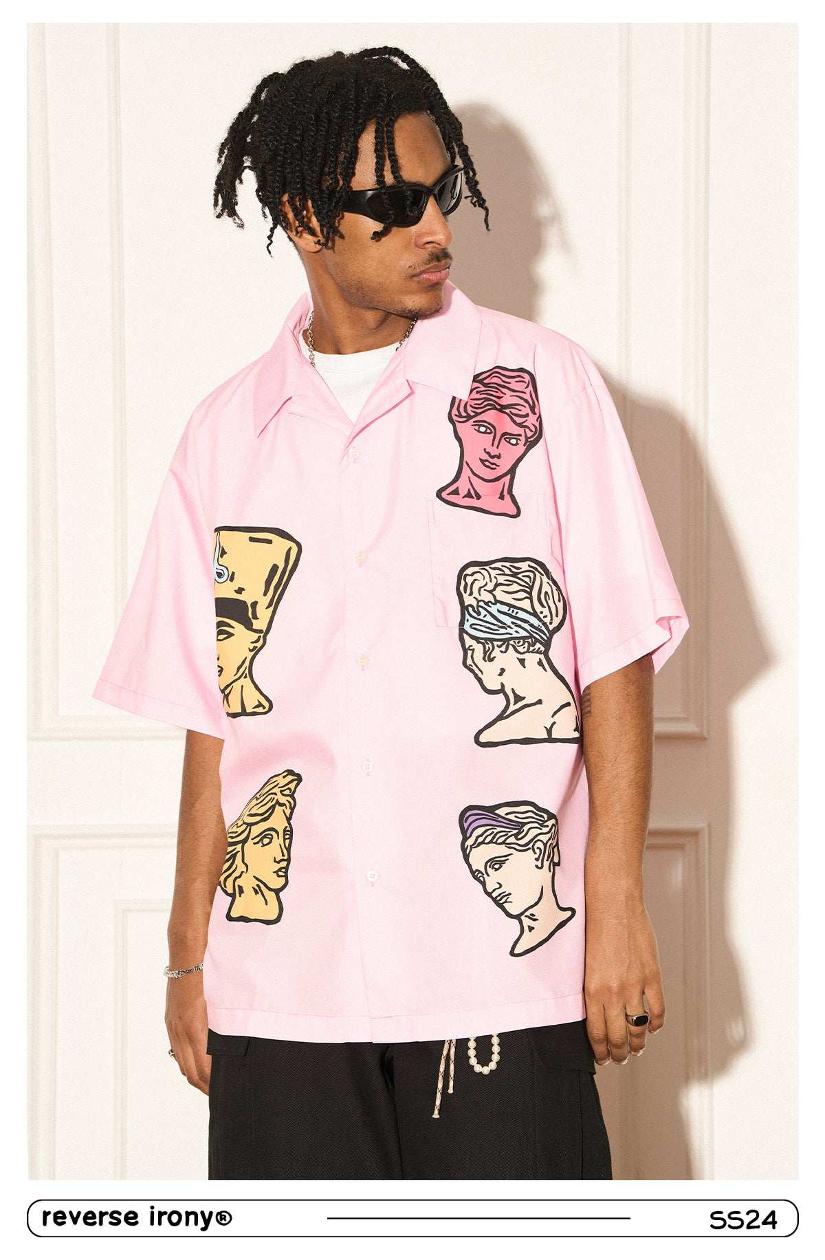Roman Bust Graphic Shirt - Empty Reference