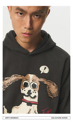 Cartoon Puppy Graphic Sweatshirt