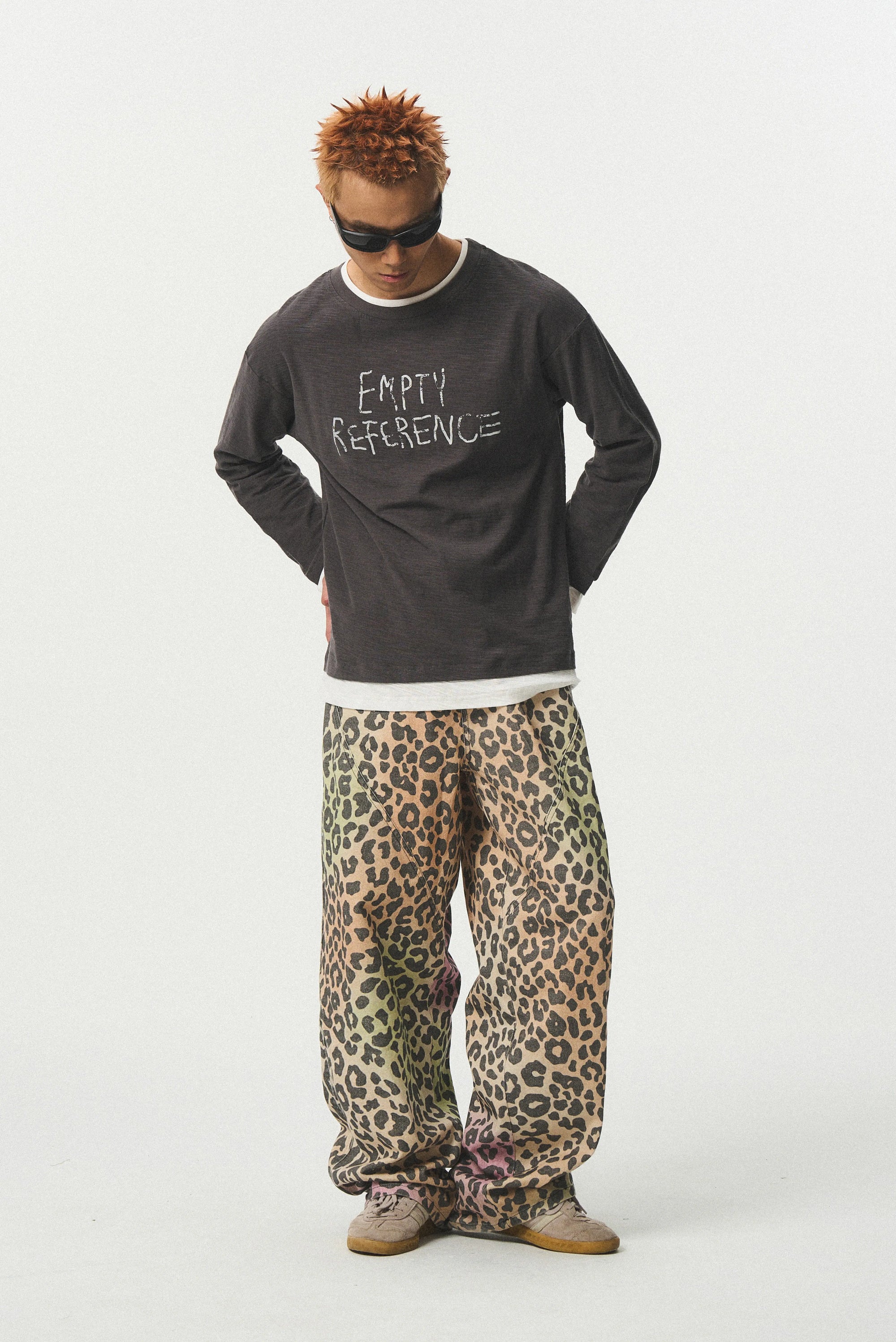 Layered Look Print Shirt