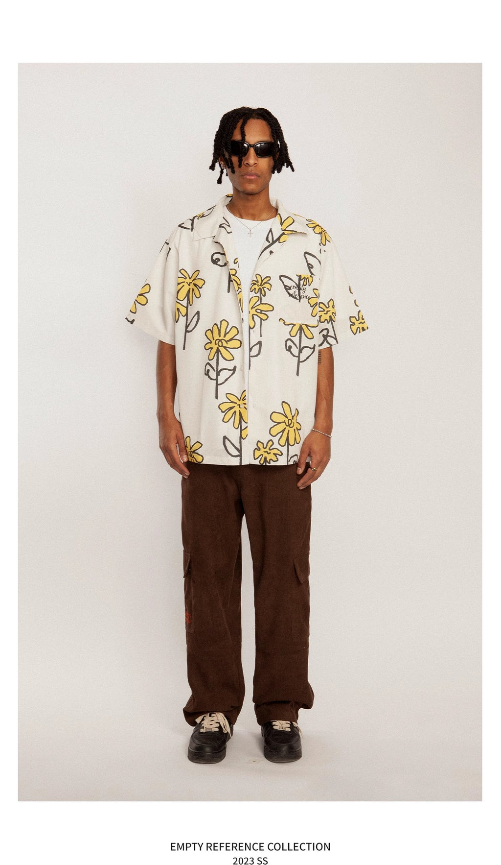 Spring Floral Graphic Shirt