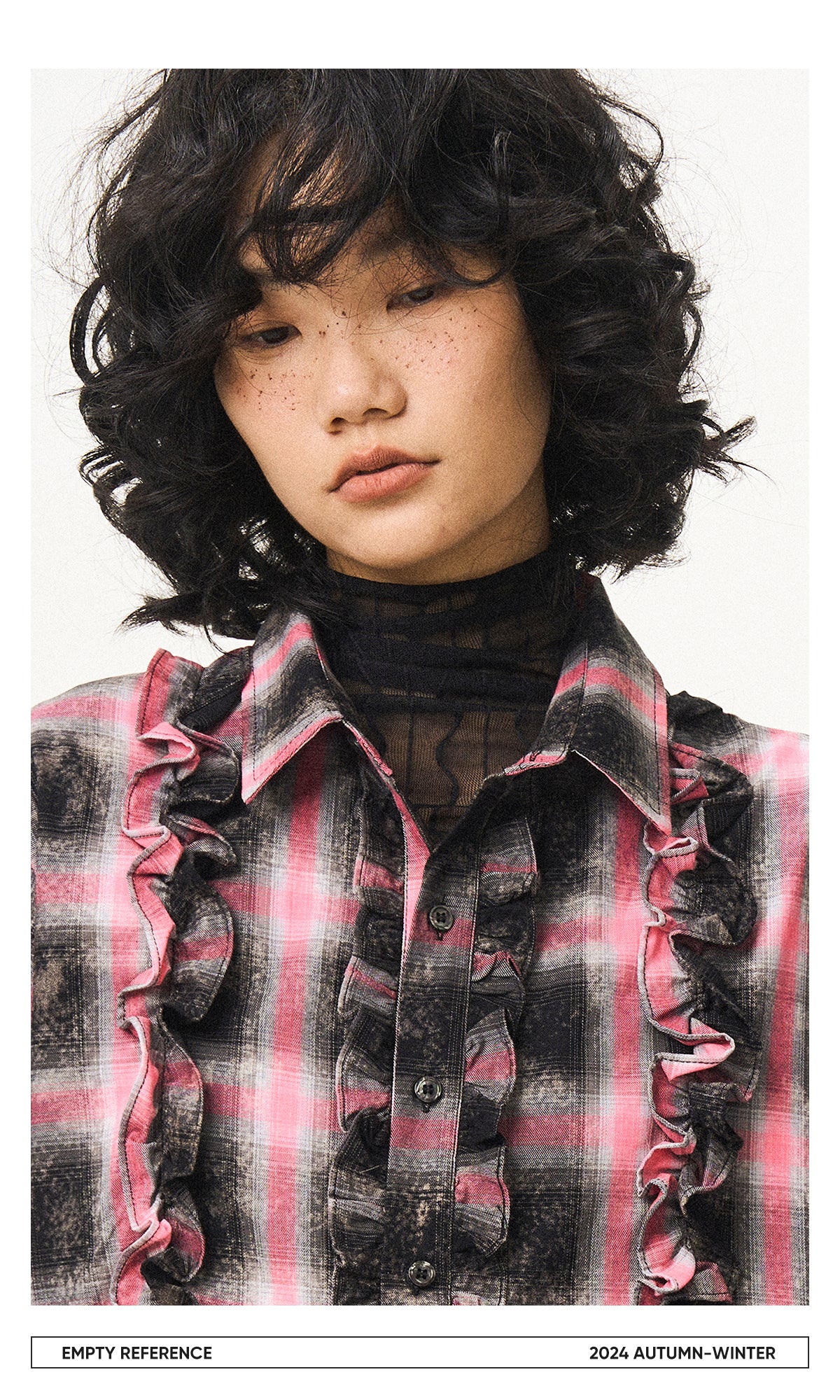 Gingham Fungi Lace Shirt