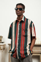 Red Green Stripe Shirt