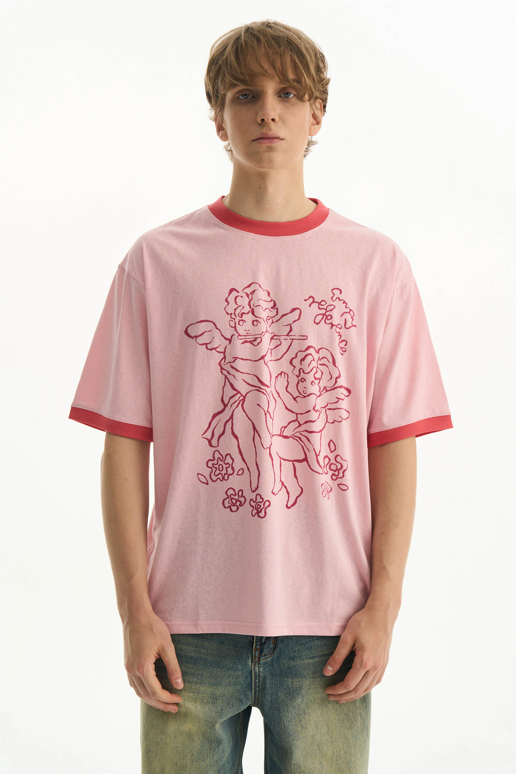 Angel Patchwork Graphic Tee