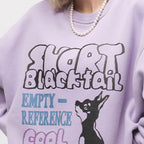 Cartoon Dog Graphic Sweatshirt