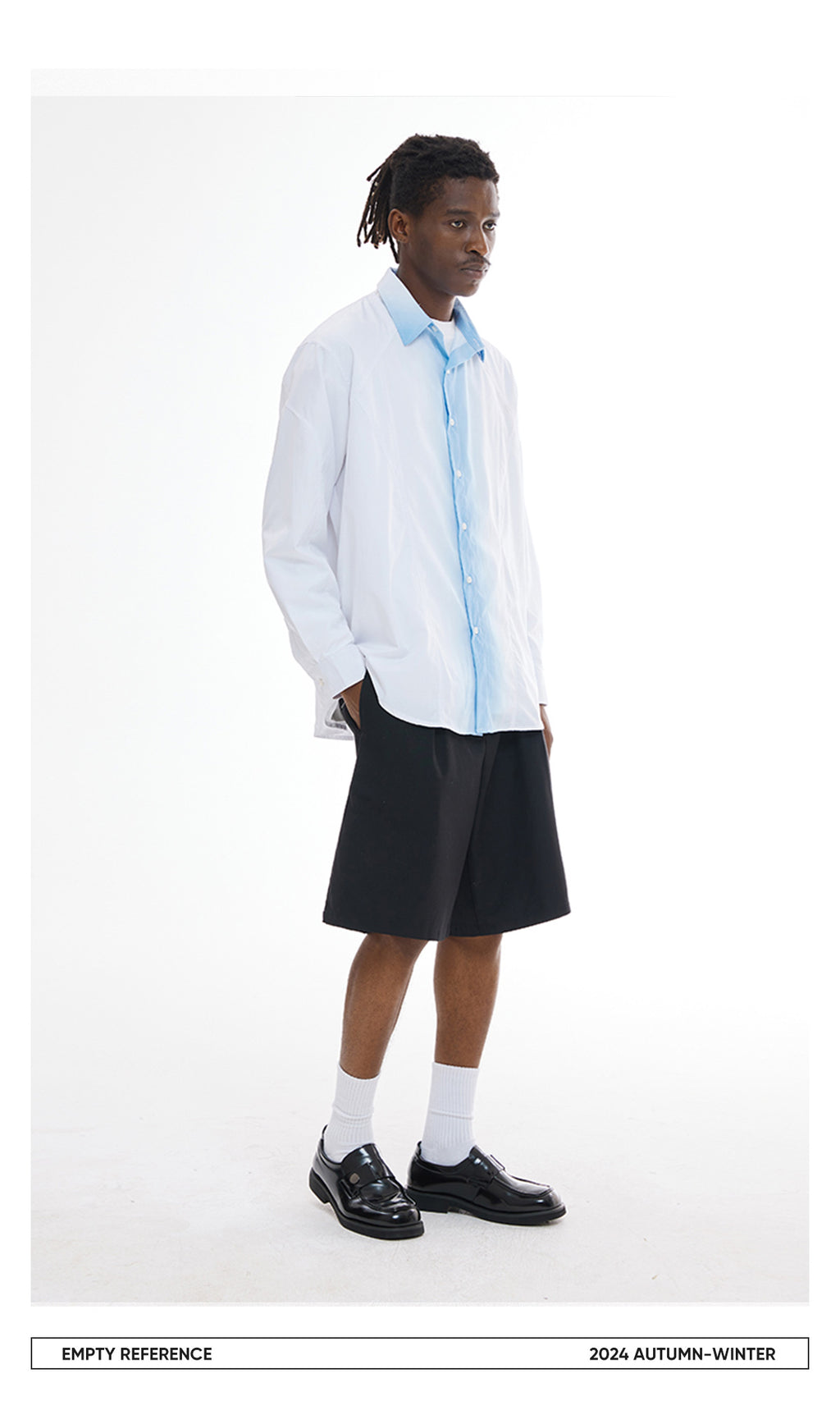 Gradient Print Loose Shirt