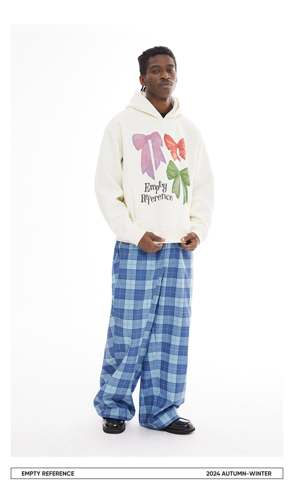 Plaid Print Loose Pants