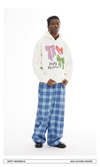 Plaid Print Loose Pants