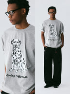 The Spotted Companion Tee - 240g Sorona® with Hand-Drawn Dalmatian