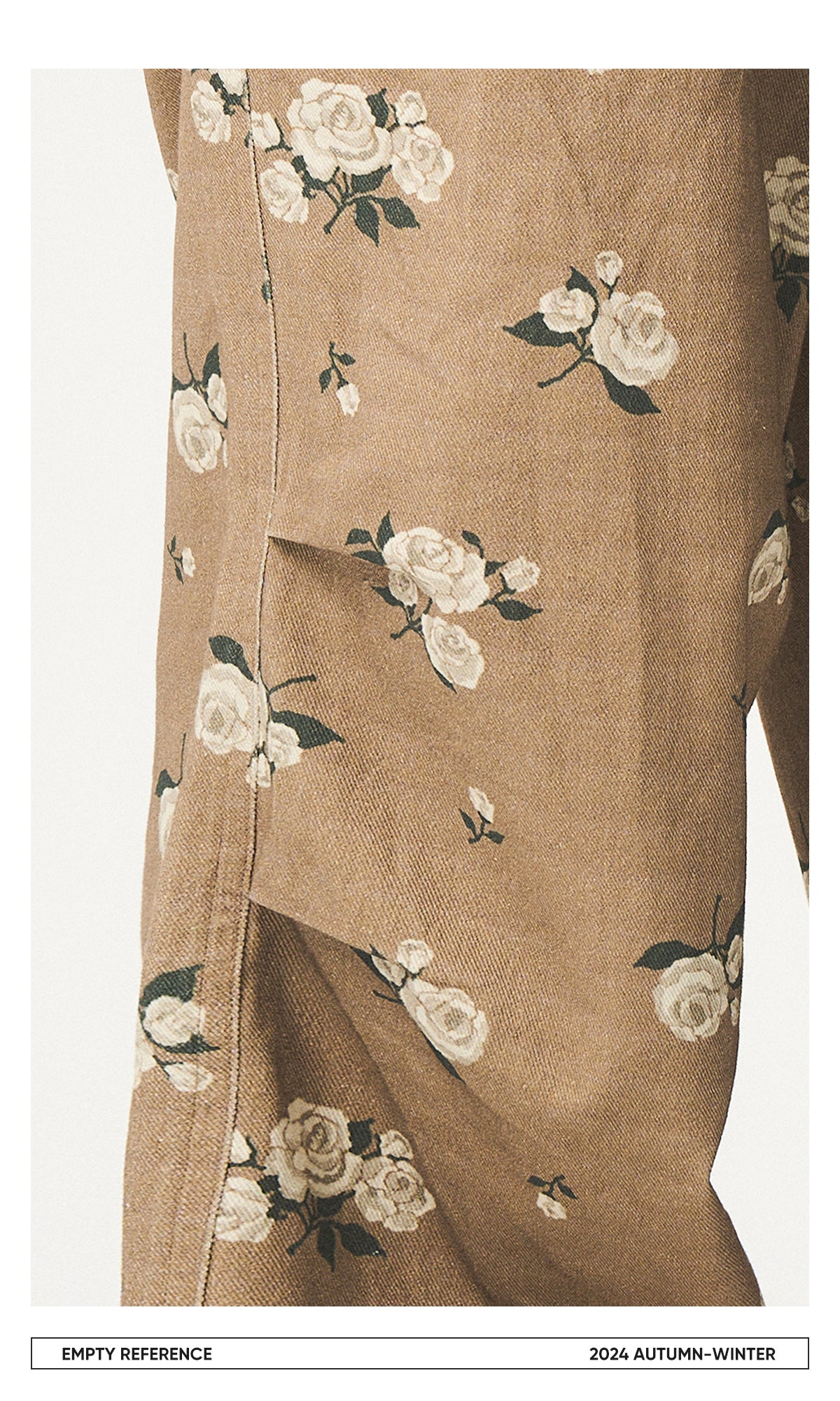 Floral Print Wide Leg Pants