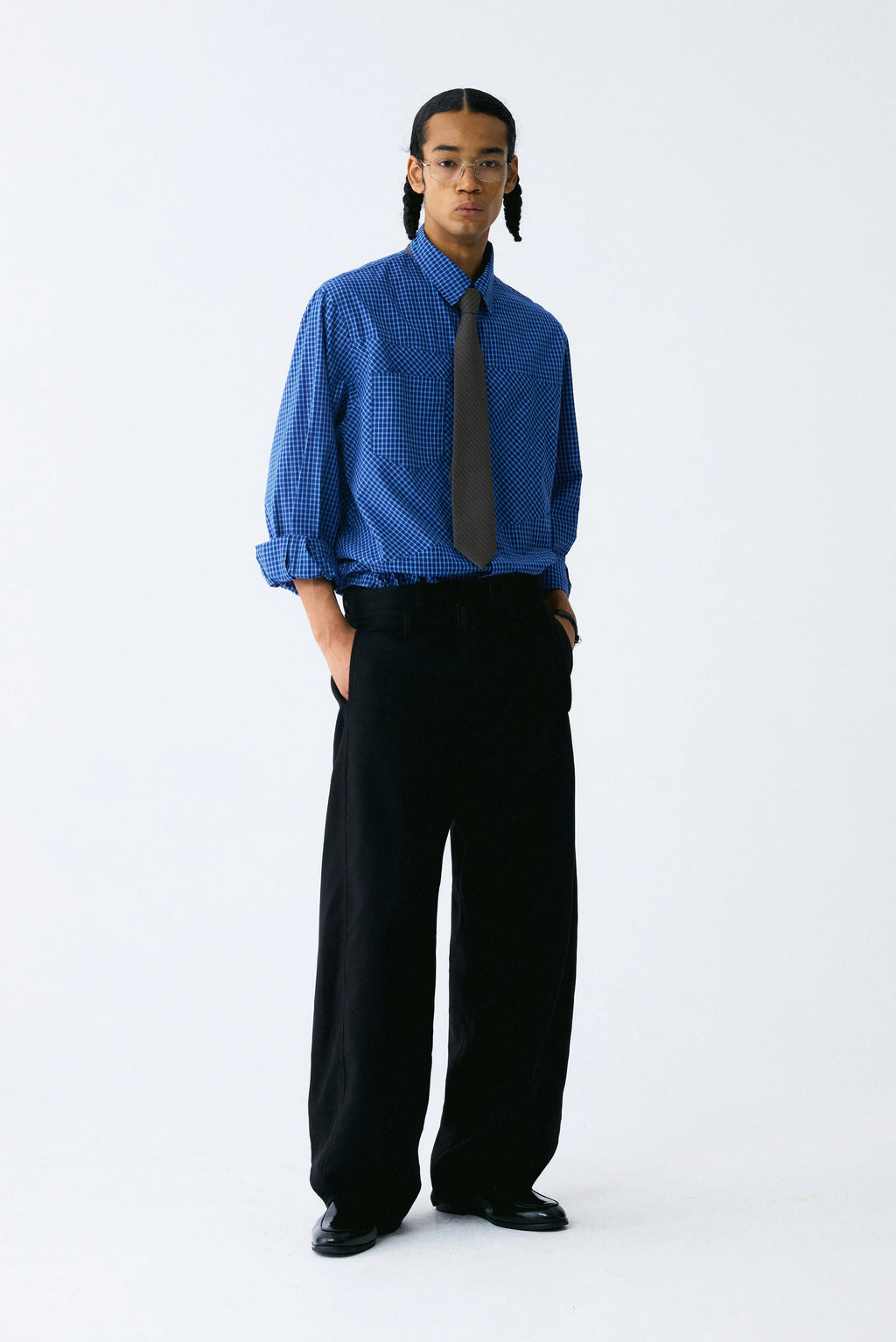 Oblique Check Shirt