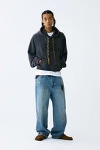 Woven Panel Hoodie
