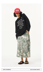 Letter Print Cotton Base Shirt