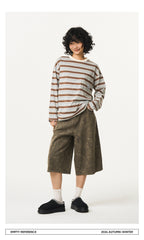 Striped Cotton Layering Shirt