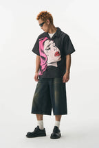 Crying Girl Graphic Shirt